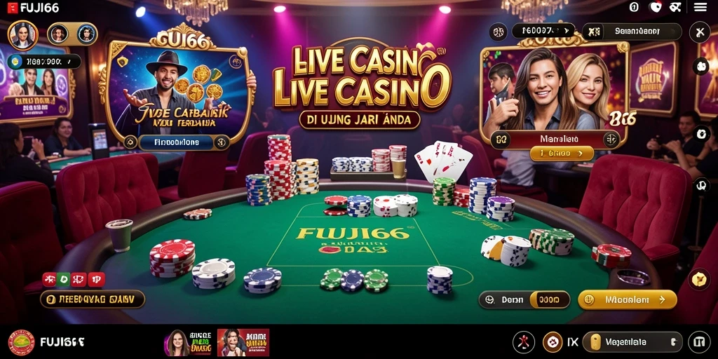 Gameplay mendebarkan di FUJI66 dengan dealer langsung.