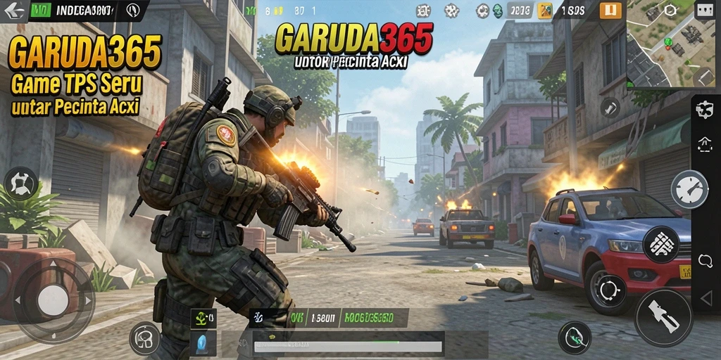 Tampilan gameplay GARUDA365 yang menegangkan dan seru.