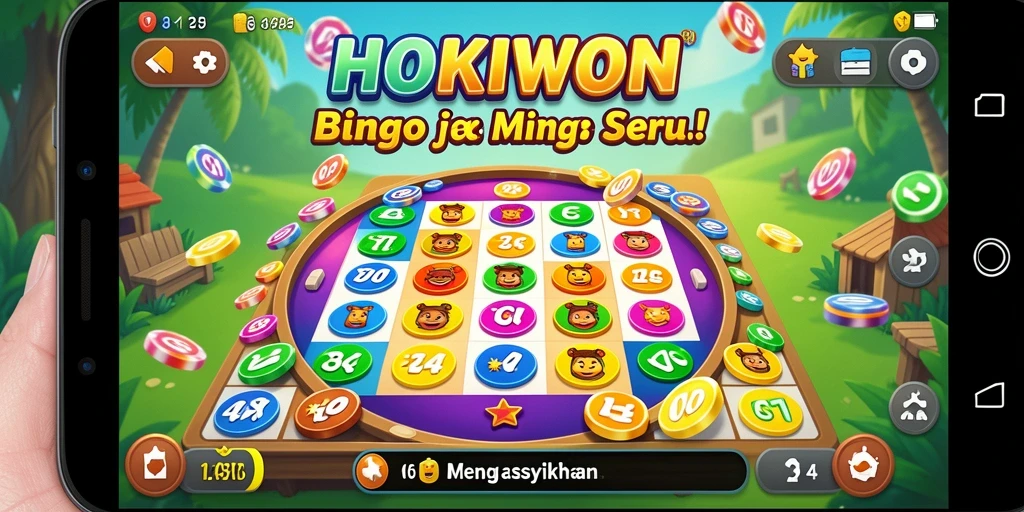 Tampilan gameplay HOKIWON yang seru dan interaktif.