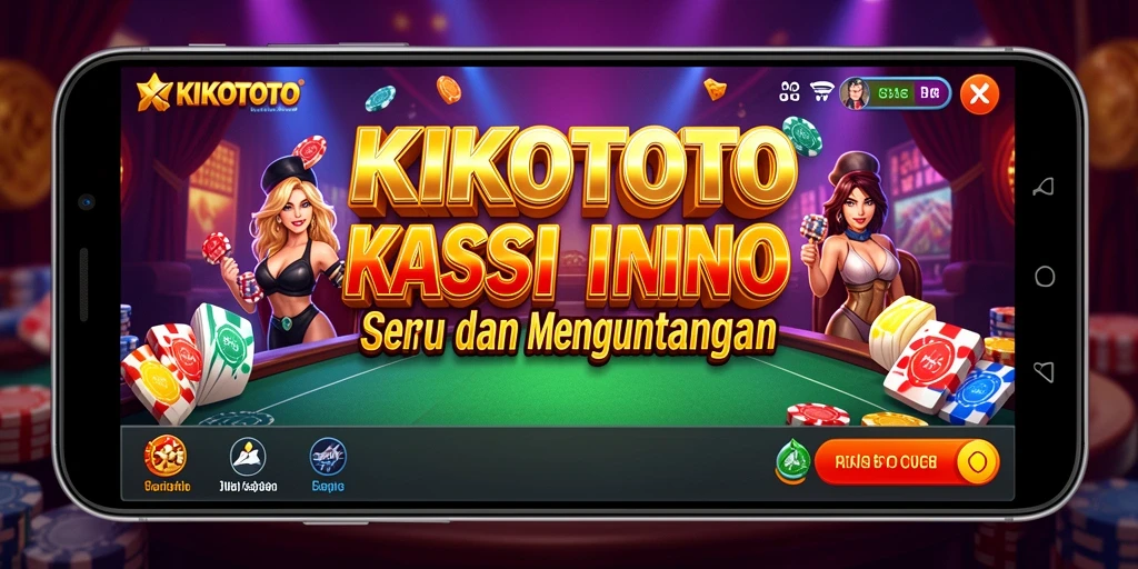 Tampilan gameplay seru KIKOTOTO yang menampilkan aksi Kasino.