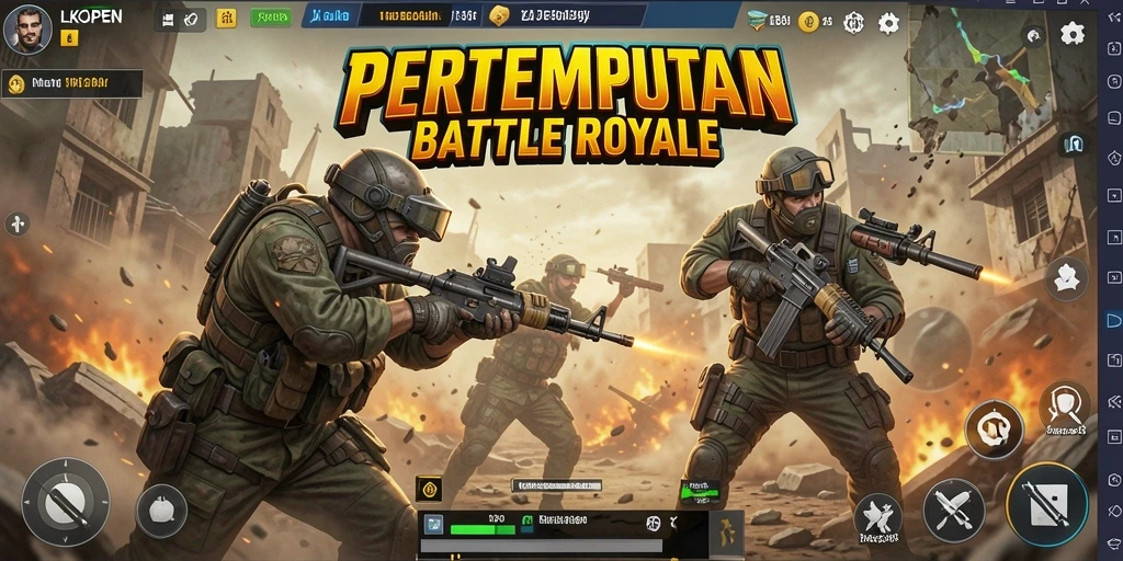 Tangkap momen seru dalam pertempuran Battle Royale.