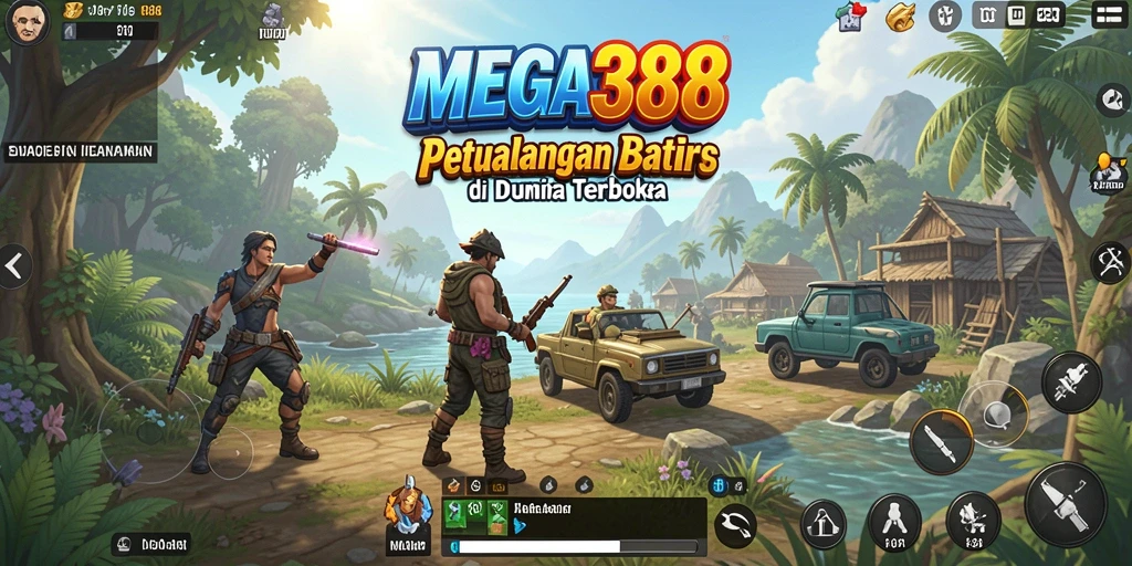 Tampilan gameplay MEGA388 yang mendalam di dunia terbuka.