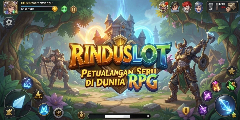 Tampilan gameplay RPG yang mendebarkan dan fantastis.
