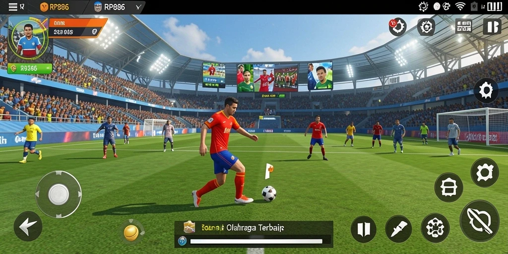 Tampilan gameplay RP886 yang menegangkan dan menarik.