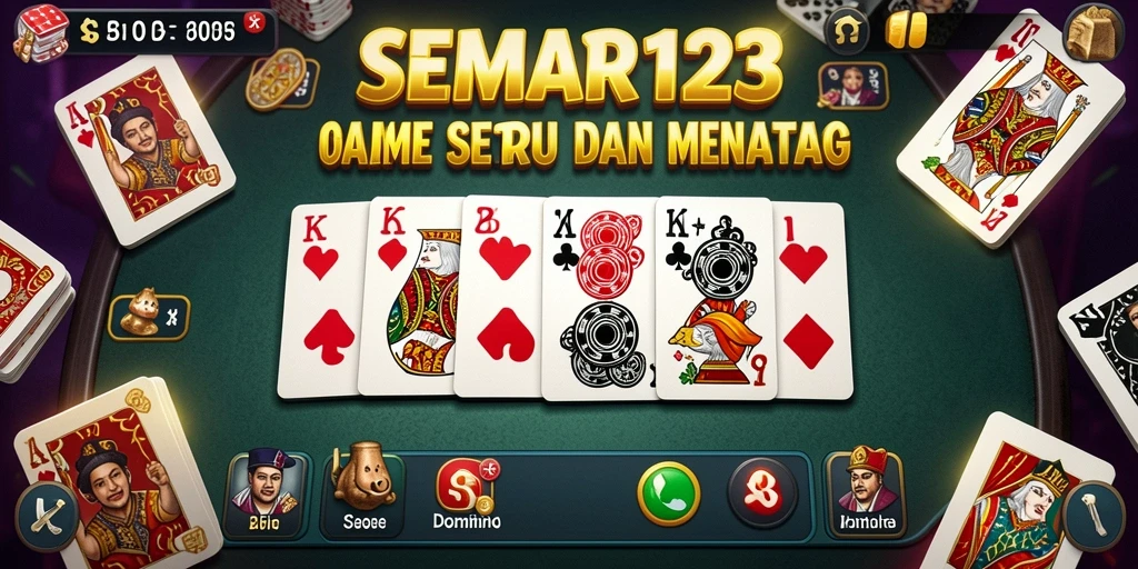 Tampilan screenshot gameplay Domino SEMAR123 yang seru.