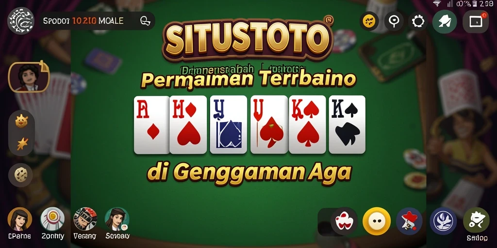 Tampilan gameplay SITUSTOTO dengan serunya permainan domino.